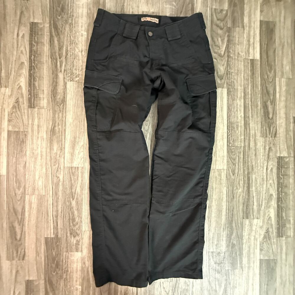 5.11 Tactical Womens Black Cargo Pants Law Enforcement Utility Outdoor Work